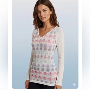 NWT Free People Movement Myoko Recovery Layer top White Combo